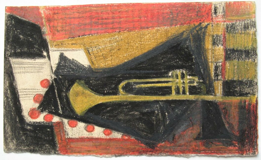 Trompette, préparation, 1960 environ 