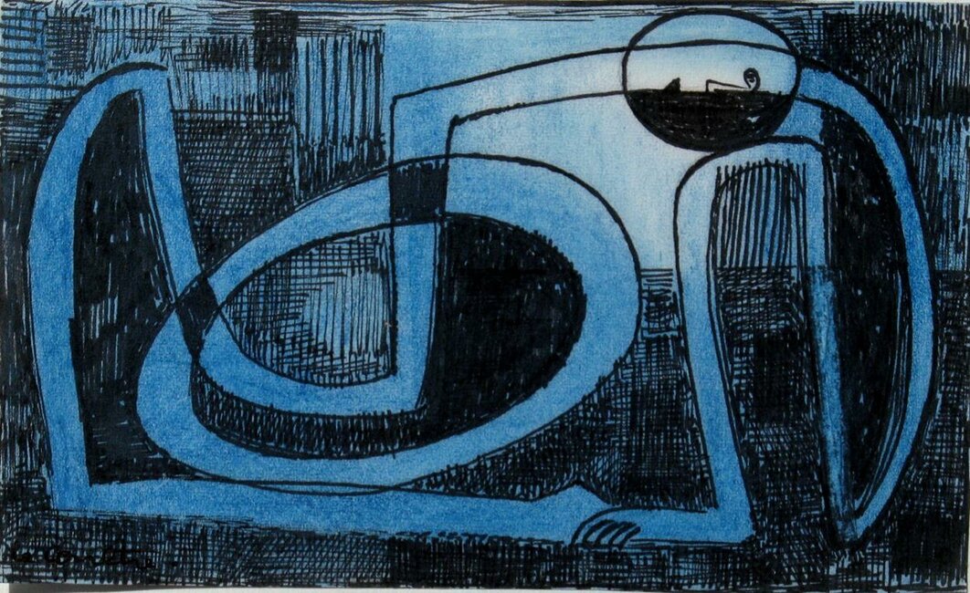 Pastel, stylo feutre, 1972-75 