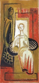Vierge à Ste Anne de Ménival, 1975 *