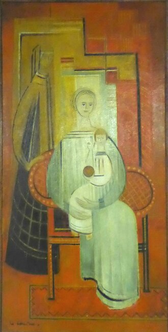 Vierge à Ste Anne de Ménival, 1975 *
