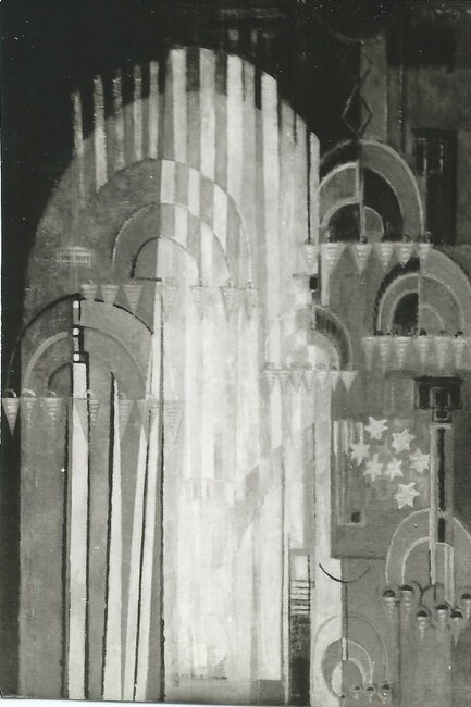 Titre inconnu (Jérusalem céleste ou autre vision de l'Apocalypse de St Jean), 1960-70