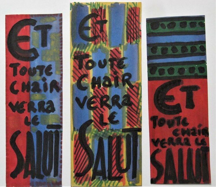 "Et toute chair verra le salut", 1970-80 