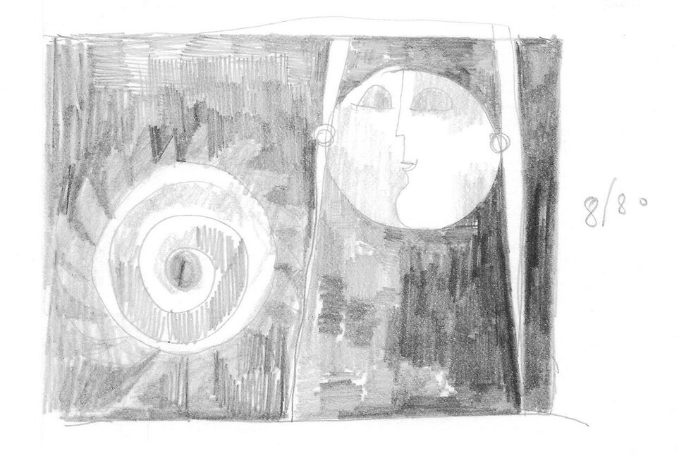 Soleil et Lune, Études, 1980 *