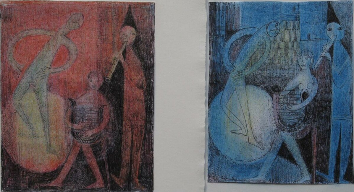 (Musiciens de cirque), 1968-72 