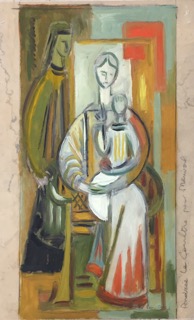 Vierge à Ste Anne de Ménival, 1975 *