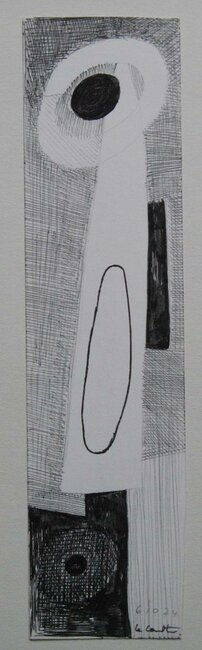Crayon, feutre, 6 octobre 1974