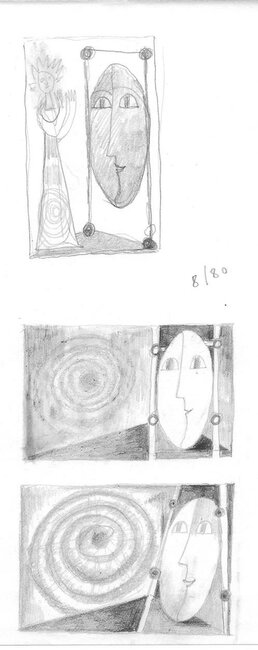 Soleil et Lune, Études, 1980 *