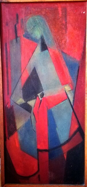 Femme assise, 1955-60