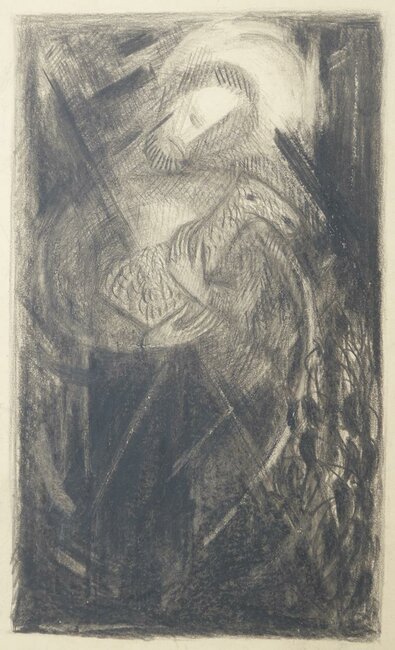 Dessin préparatoire pour Le Bon Pasteur, 1950-55