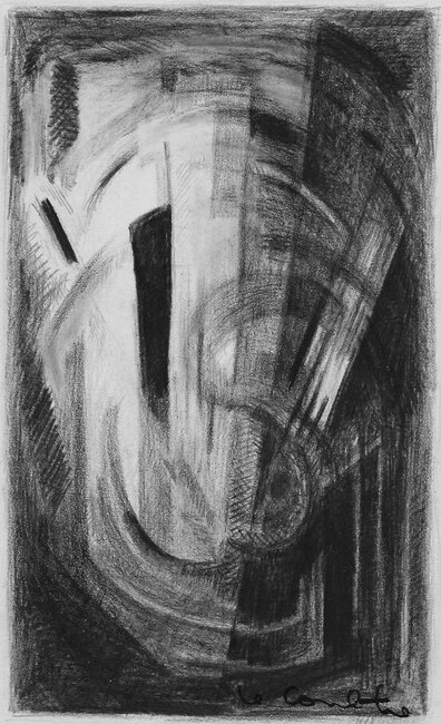 Étude fusain, 1950-55 