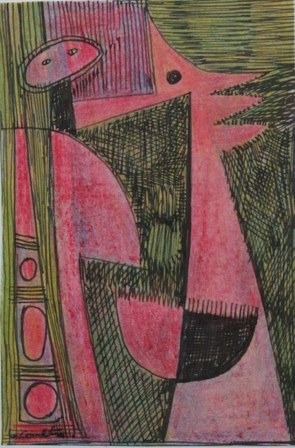 Pastel et stylo feutre, 1975-80 