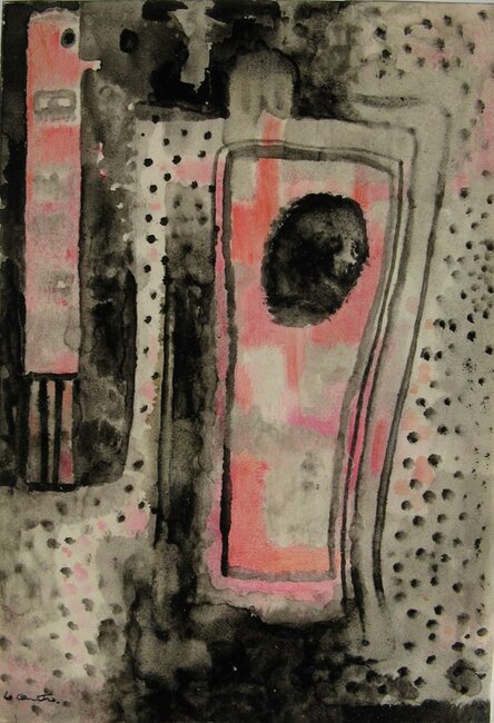 Huile sur papier, 1980-85 