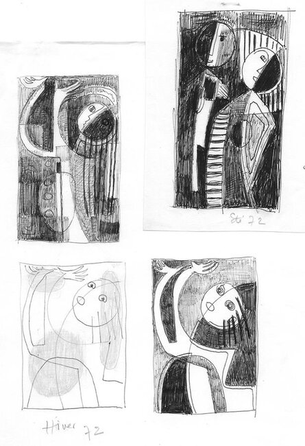 * Orant, préparations, 1972