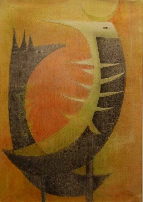 Pastel, 1985 