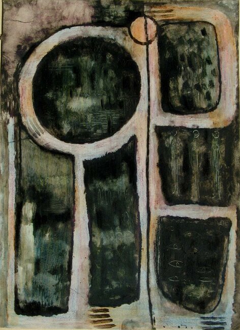 Huile sur carton, 1975-85 