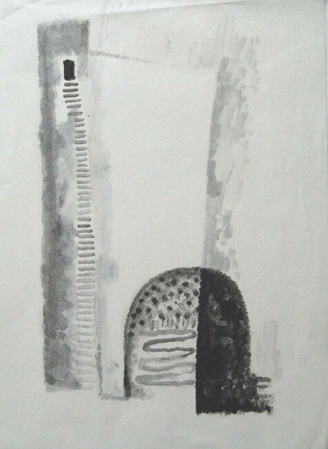 Huile sur papier, 1975-1985 