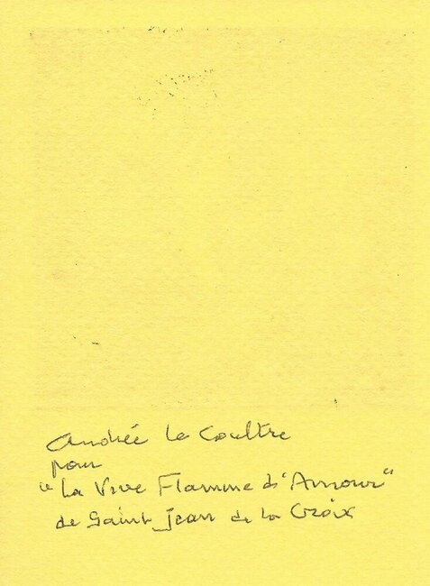 La Vive Flamme d'Amour, 1952