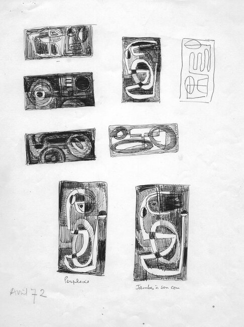 Études diverses (dont Perplexe), avril 1972 *