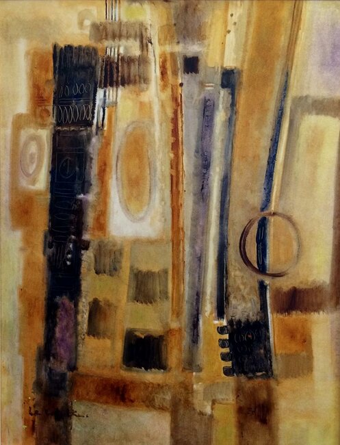 Variations ocres, 1970's 