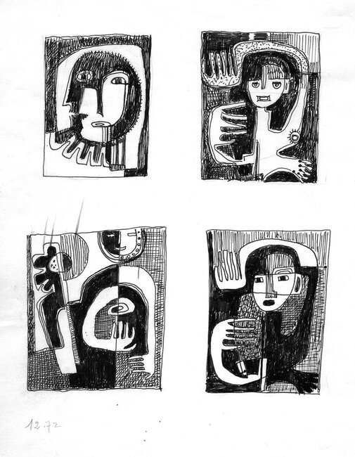 Personnages, 1972 (décembre)