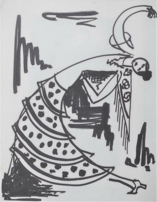 Danseuse de flamenco 1960-70