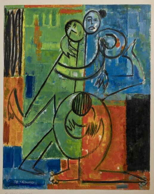 La danse, 1970 (préparation à "Représentation", 1970)