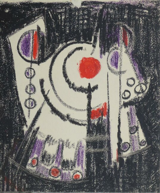 Travail sur La Jérusalem Céleste, 1958 