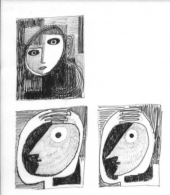 Les bras autour de la tête, 1970-75 *