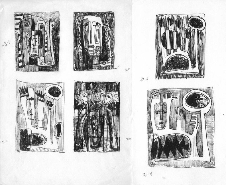 Mains et autres études, 1976