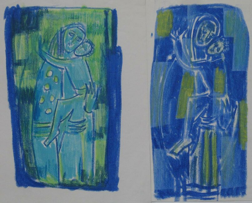 Vierge, 1970 environ 