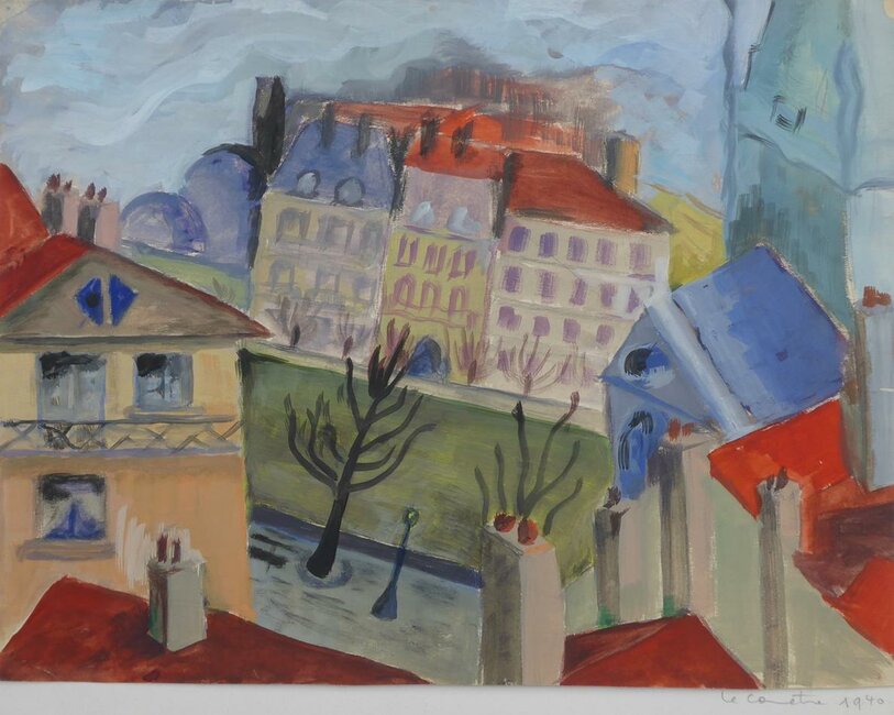 Paysage (Bord de Saône), 1940