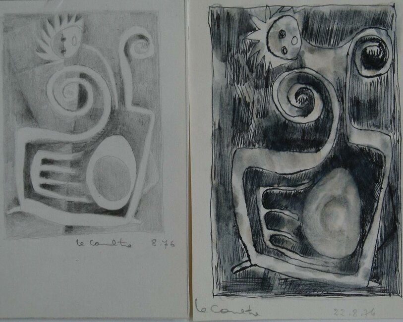 Dessin, Feutre, 1976 
