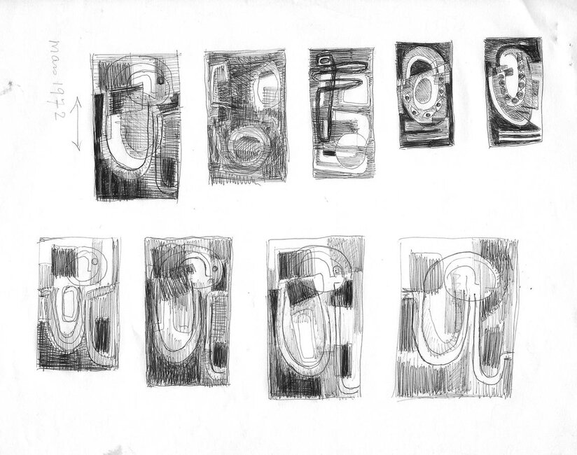 Études diverses (dont une de la Princesse Lointaine), 1972 *