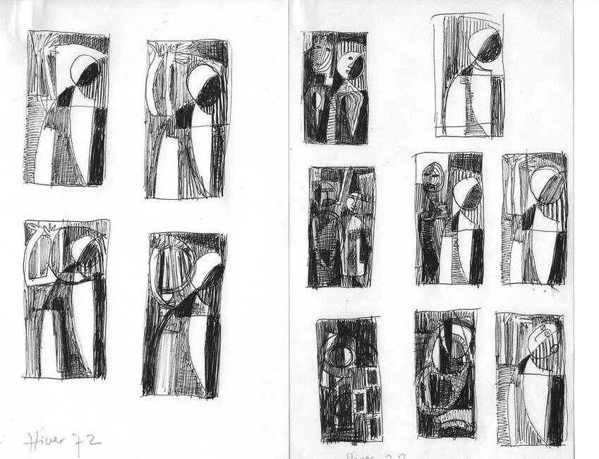 * Orant, préparations, 1972