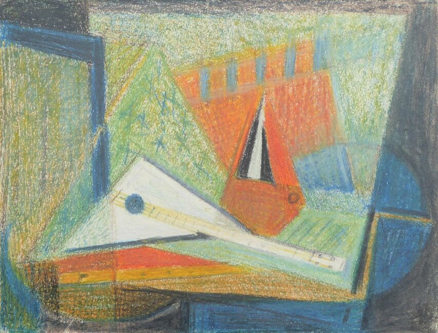 Pastel vers 1960